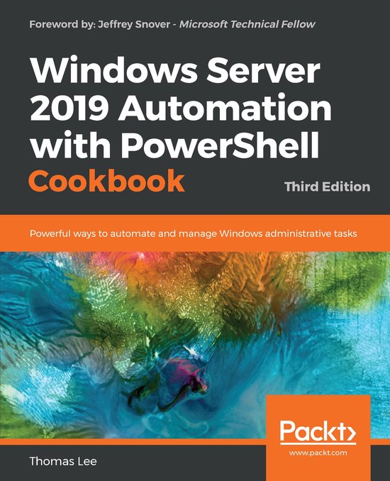 Windows Server 2019 Automation with PowerShell Cookbook - cover