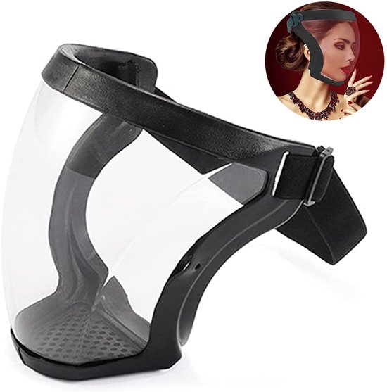 JeiibrZui Gezichtsscherm - Gezichtsschermmasker - Ultragladde Textuur Voor High-Definition Visuele Ervaring En Anticondenscoating - 1 - Zwart