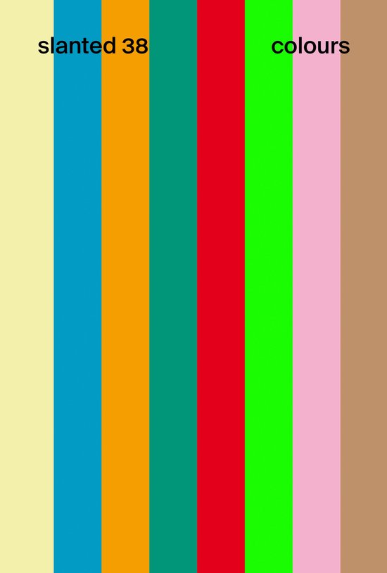 Slanted Magazine 38 - slanted 38 colours
