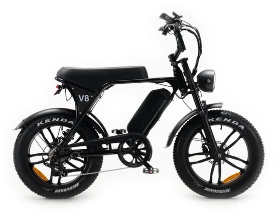 Elektrische fatbike OUXI C80 20 inch 250W 7 versnellingen 60 km actieradius hydraulische remmen NFC alarm