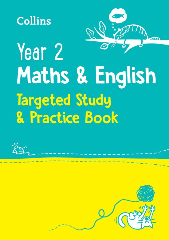 Year 2 Maths and English KS1 Targeted Study Practice Book Ideal for use at home Collins KS1 SATs Practice