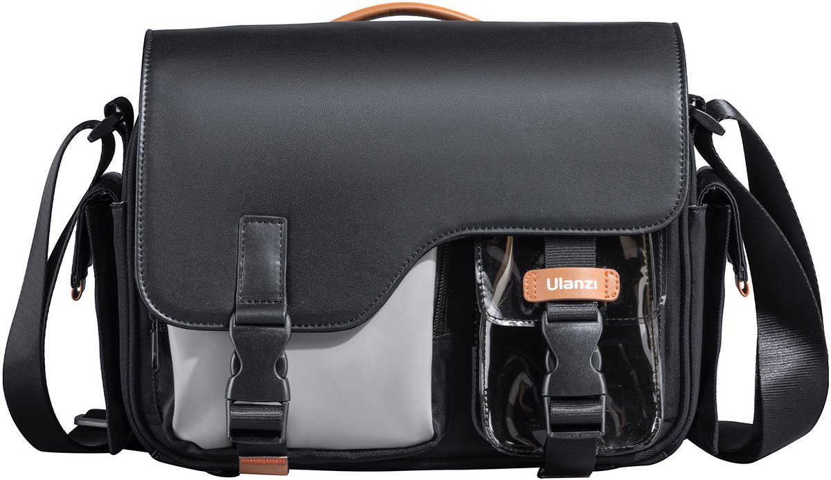 Ulanzi MS12 Messenger Bag Cameratas - 5 Liter - Magnetische Sluiting & Aanpasbaar Interieur - Waterbestendig Polyester - Zwart