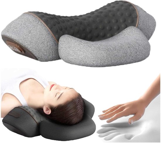 3-in-1 nekmassagekussen - Cervicaal massagekussen - - 3-in-1 - €34,89