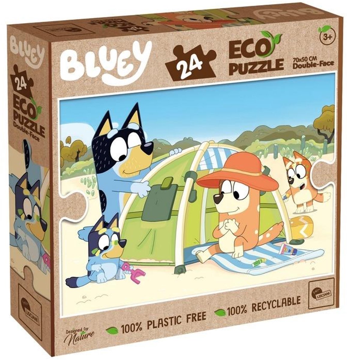 Lisciani - Bluey - eco puzzel - 24 stukjes