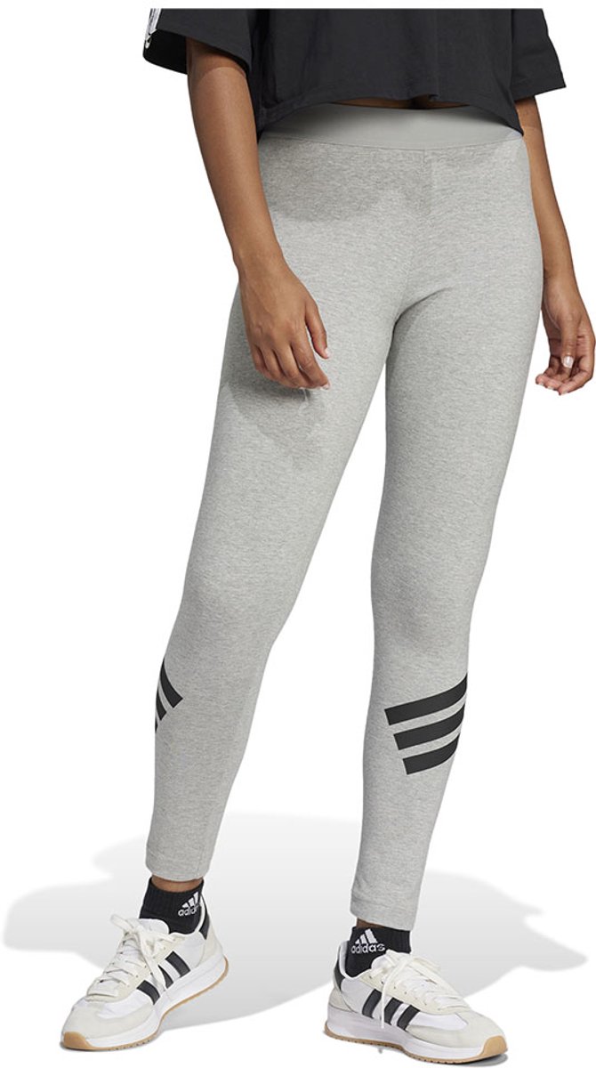 Adidas Future Icons 3 Stripes Leggings XL Vrouw Grijs