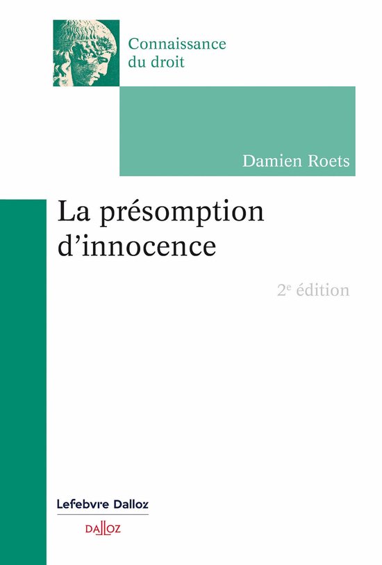 Connaissance du droit - La présomption d'innocence 2ed - cover