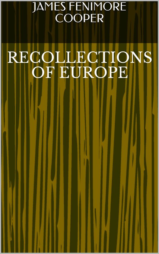 Recollections of Europe - cover