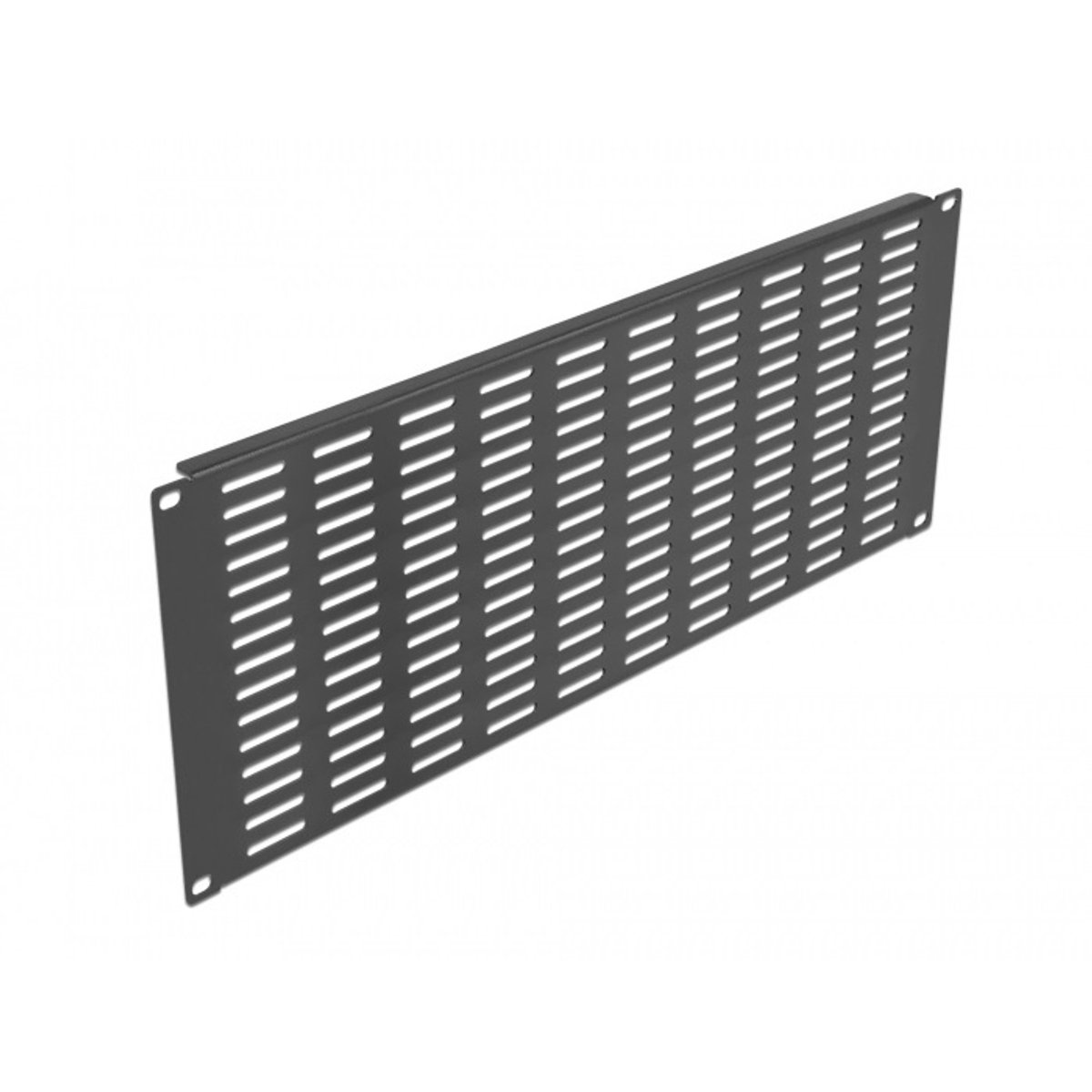 Image of 19 ″ netwerkkast paneel met ventilatieslots horizontaal 4u zwart
