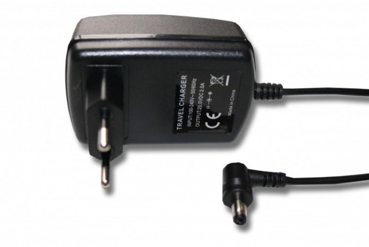 Notebook lader 20V / 2A / 40W - 5,5mm x 2,5mm voor o.a. Lenovo, LG, Medion, MSI en Toshiba