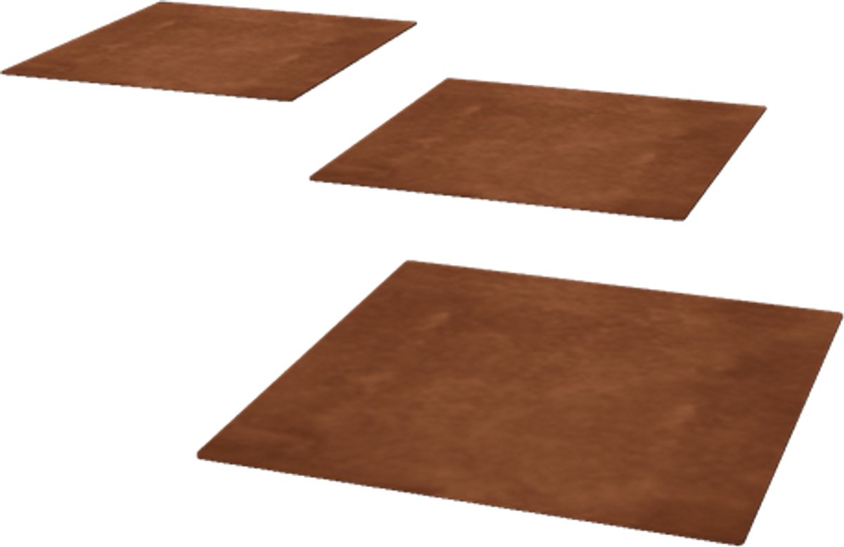 Cortenstaal staptegel - Vierkant - 40x40cm - Roestkleur - MySteel