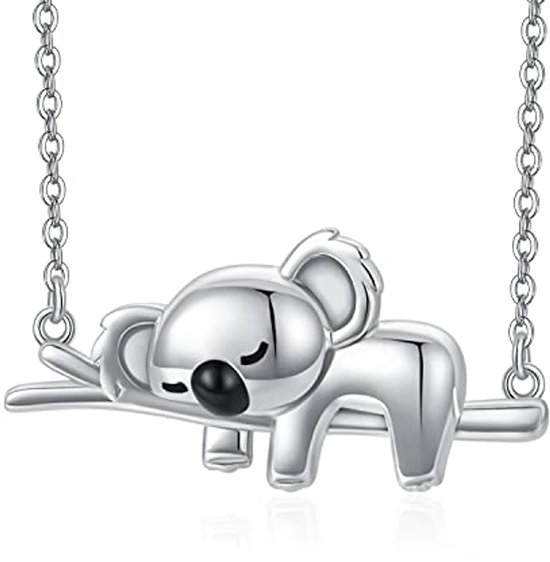 Little Lovable Koala Collana in Argento Sterling con