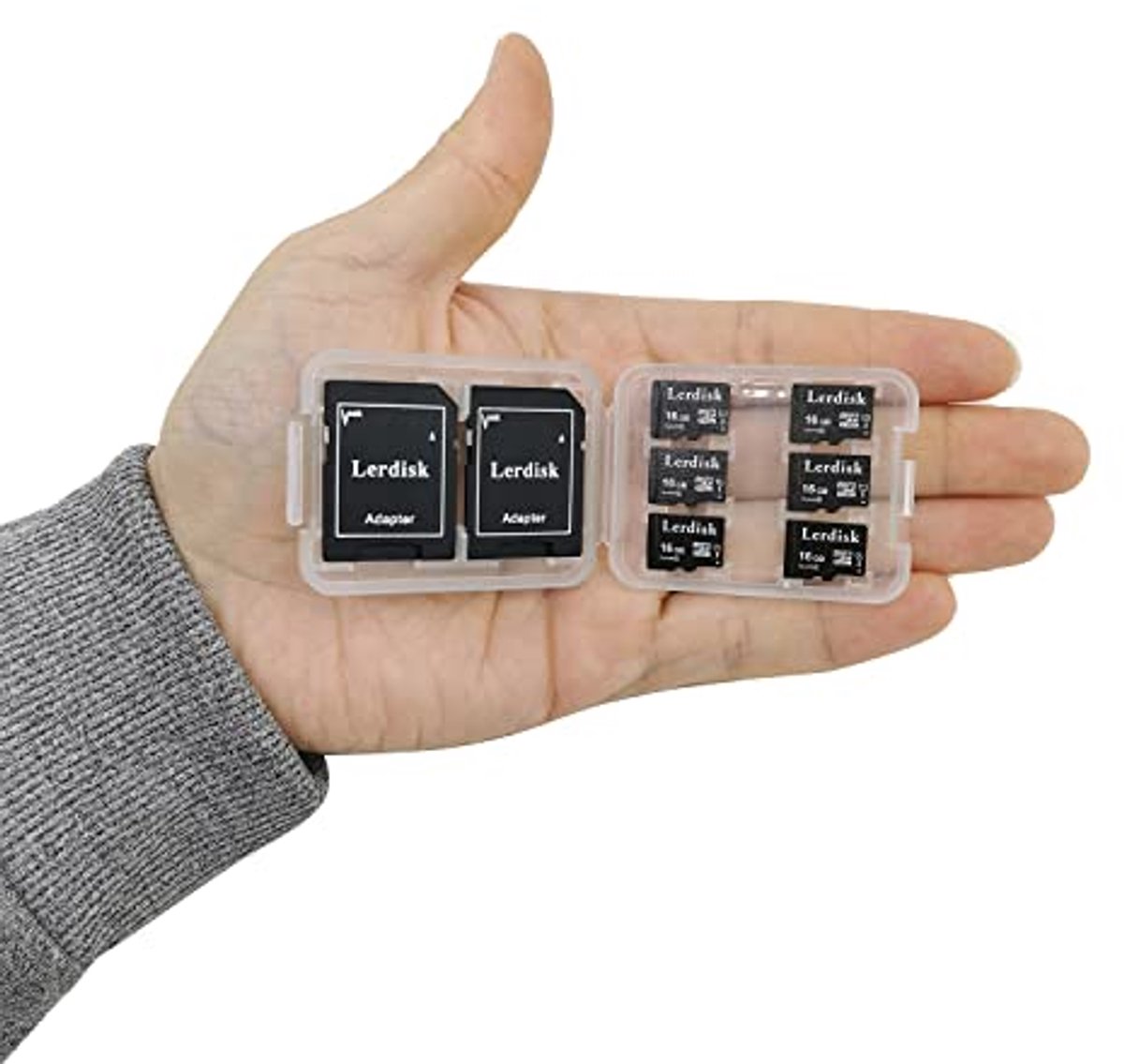 Micro SD-kaart 16GB U1 C10 UHS-I - 6-Pack met SD Adapter