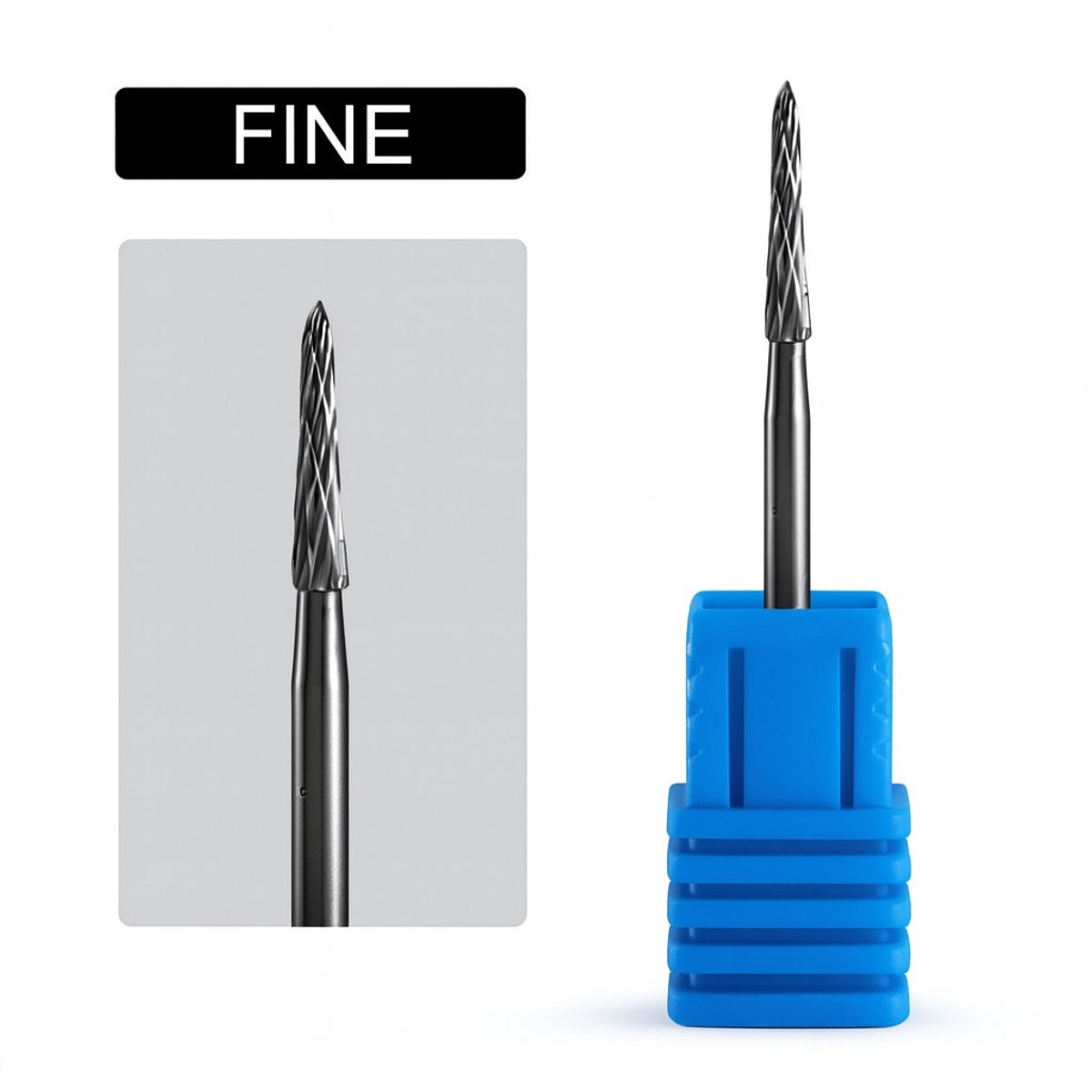Goodbitz®- Bitje Nagelfrees - 1 stuk - Point Bit - Bitjes set - Bitset - Bitjes nagelfrees - Bitjes nagelfrees Tungsten - Nagelbitjes - Opzetstukken nagelfrees