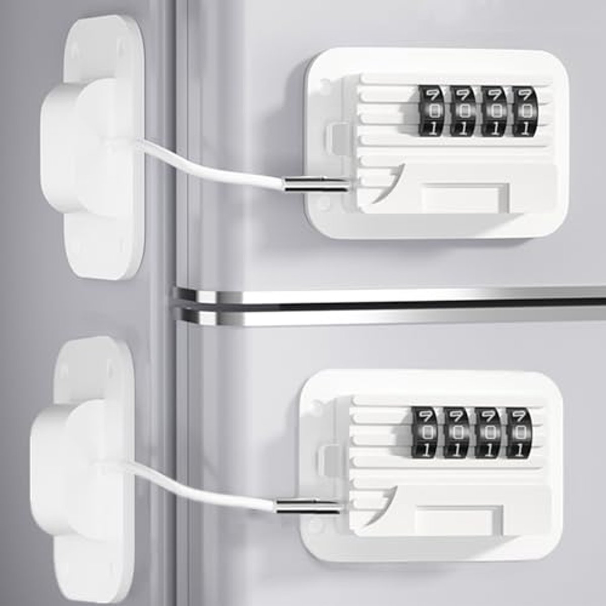 Image of 2 stuks kinderveiligheidsslot met cijfercombinatie voor huis en kantoor