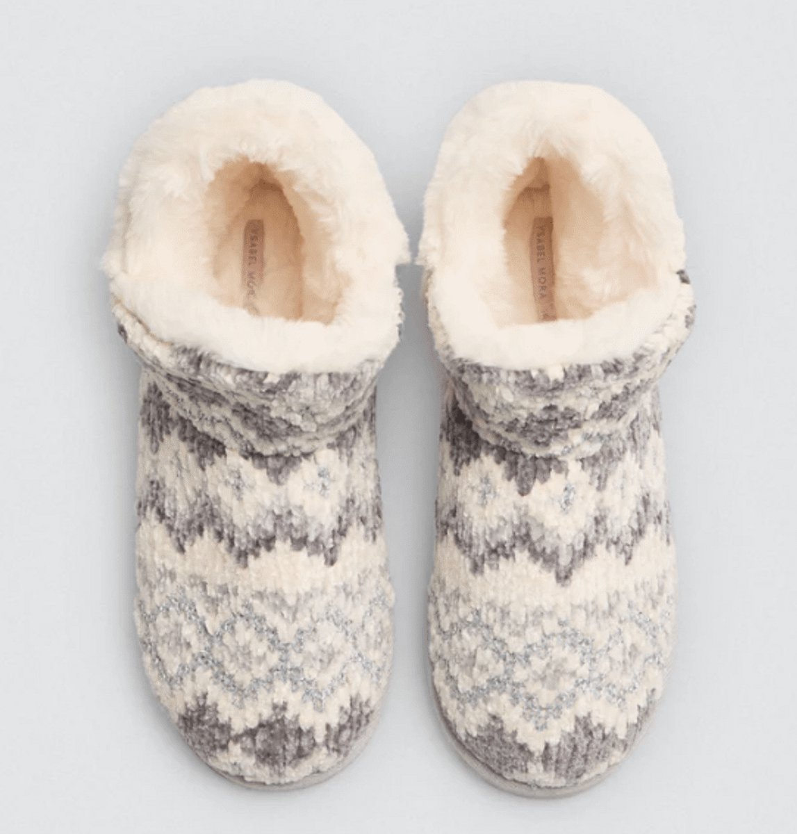 Ysabel Mora Dames Pantoffel Hoog | Grau | Maat: 40/41