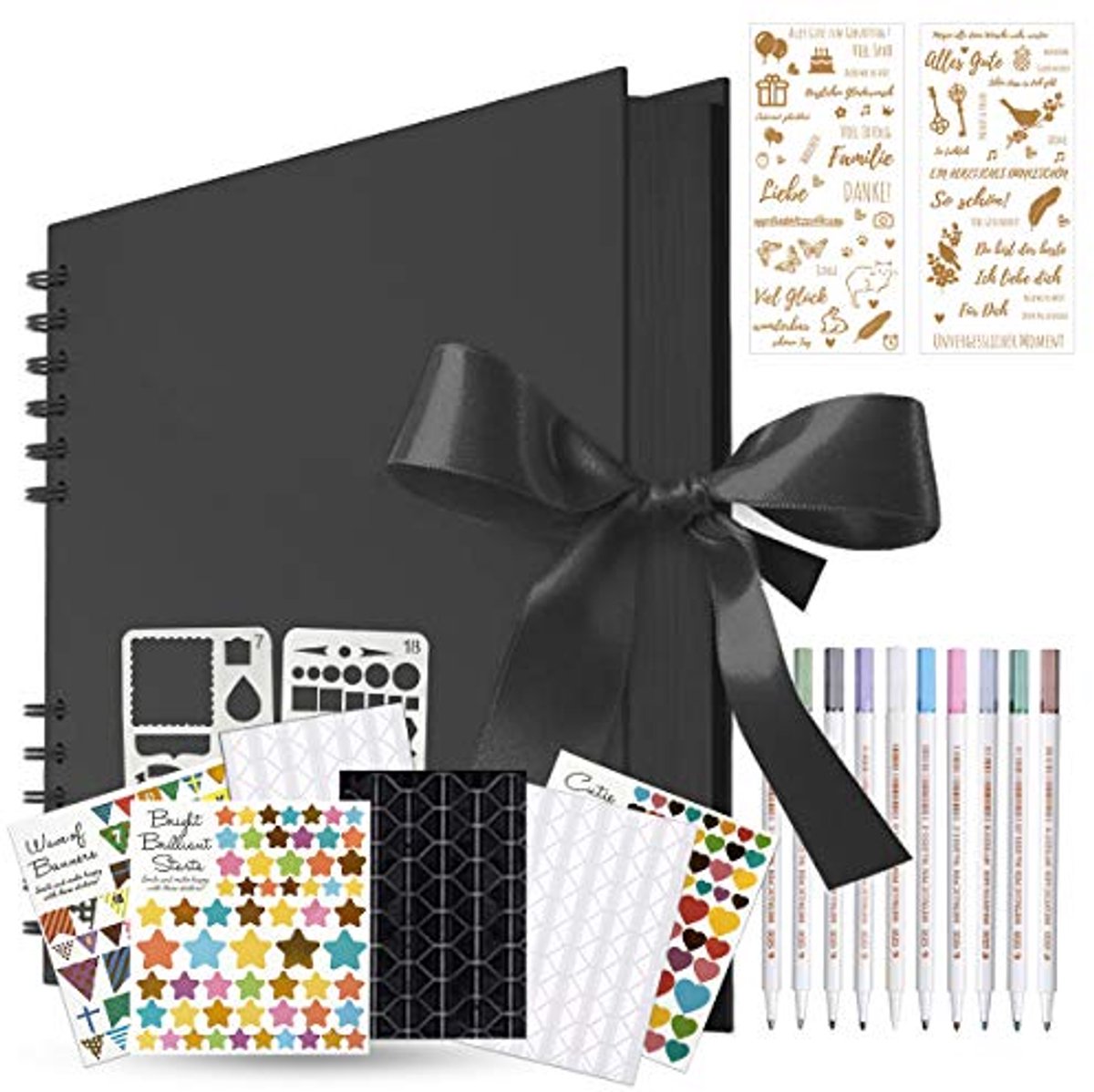 DIY Fotoalbum met Zwarte Pagina's - Perfect als Cadeau voor Elke Gelegenheid