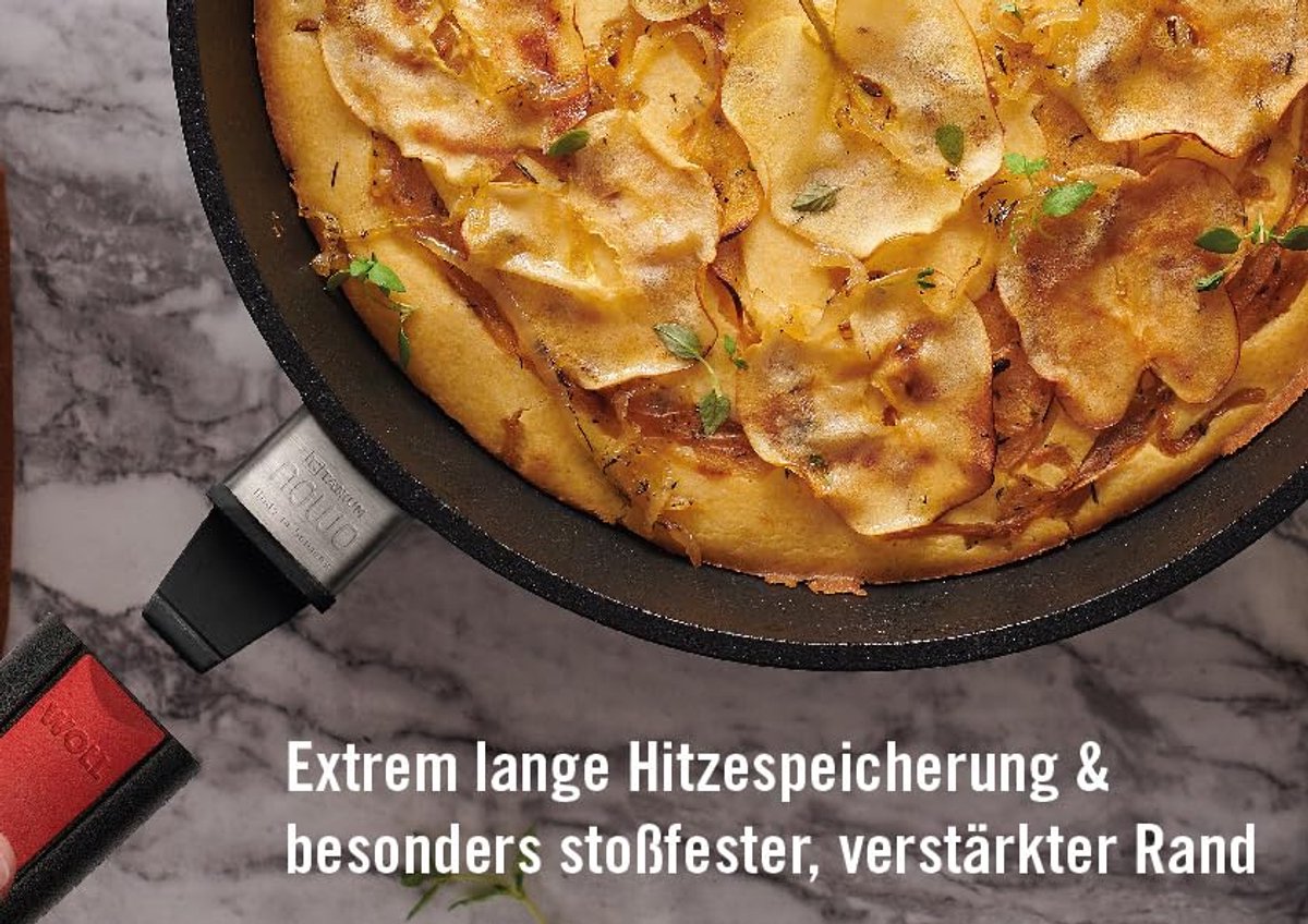 Gietijzeren pan 26 x 26 cm - Perfect voor Inductiekoken