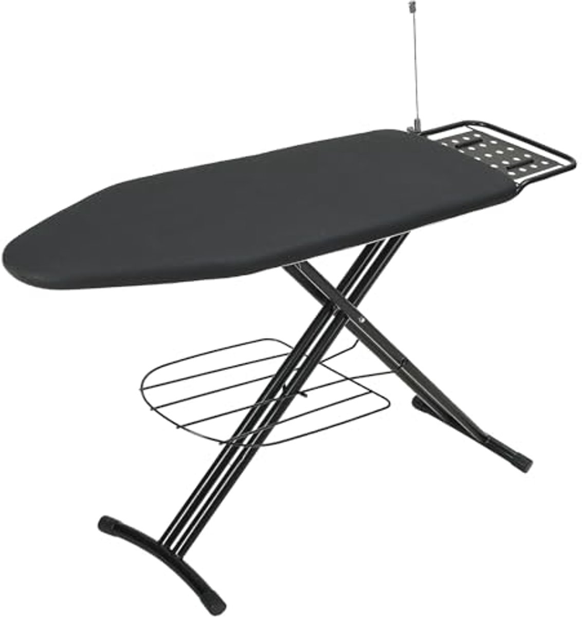 Verstelbaar Strijkbord 48x15 Inch met Opbergruimte - Robuust en Vouwbaar Strijkplank