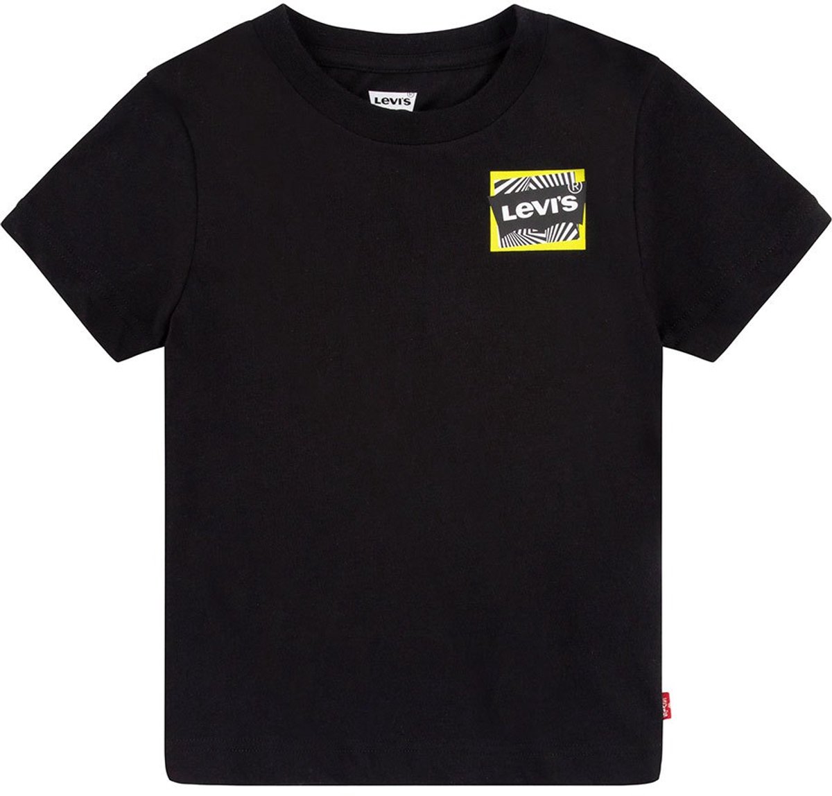 Levi´s ® Kids Multi Hit Illusion Logo T-shirt Met Korte Mouwen 4 Years Kinderen Zwart