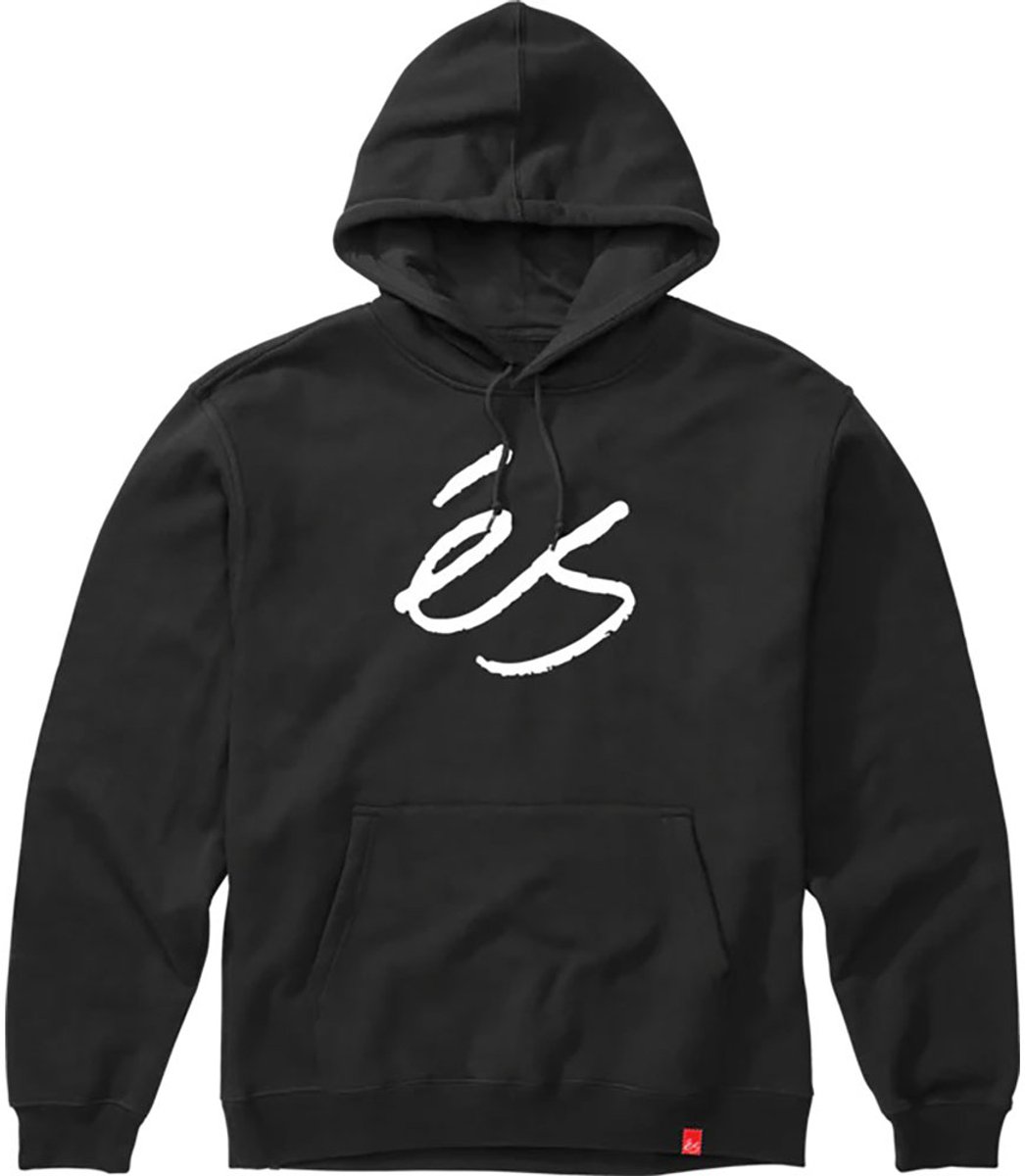 Es Script Hoodie S Man Zwart