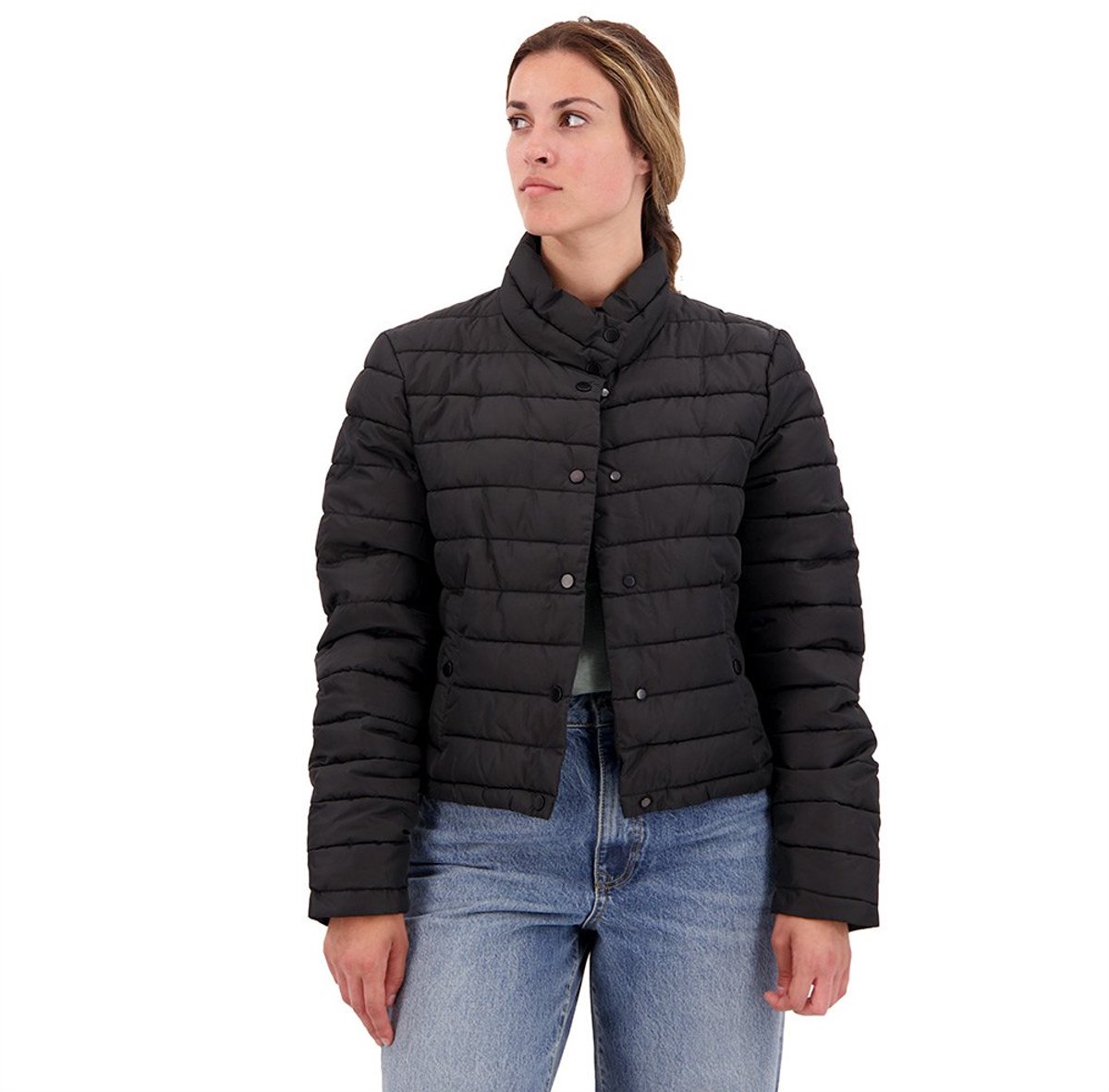 Superdry Studios Boxy Fuji Jas M Vrouw Zwart