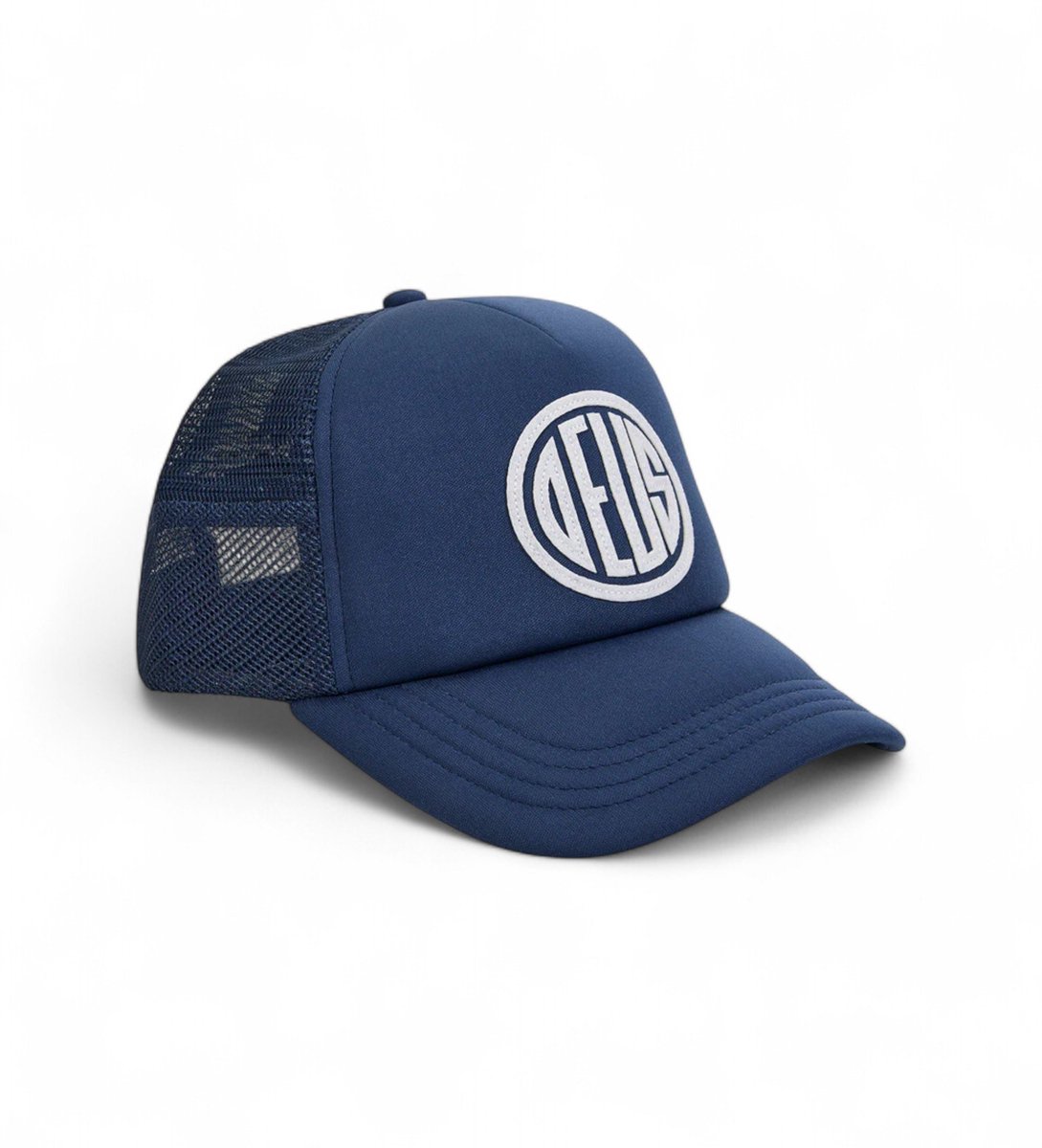 DEUS Pill Trucker cap - Mechanic Blue