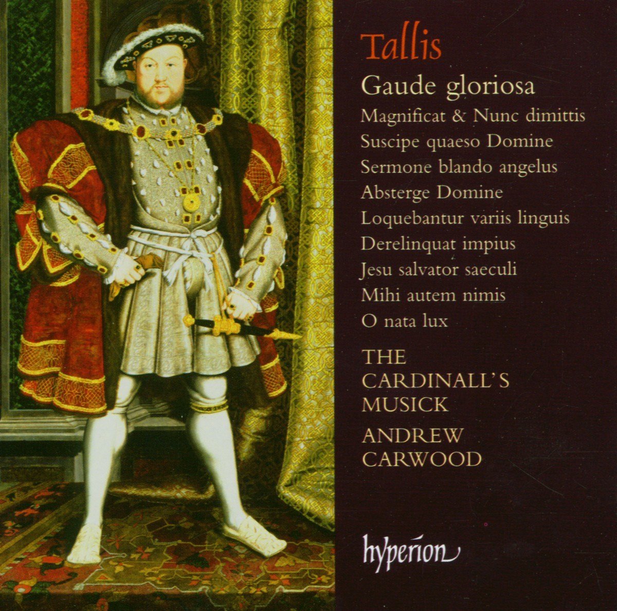 The Cardinall's Musick - Gaude Gloriosa & Other Sacred Musi (CD)