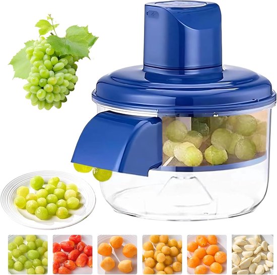 Éplucheur électrique 3 en 1 pour raisins et ail - Éplucheur automatique - Éplucheur multifonction rechargeable par USB pour petits fruits et tomates - Facile à utiliser pour les cuisines domestiques et les usages commerciaux