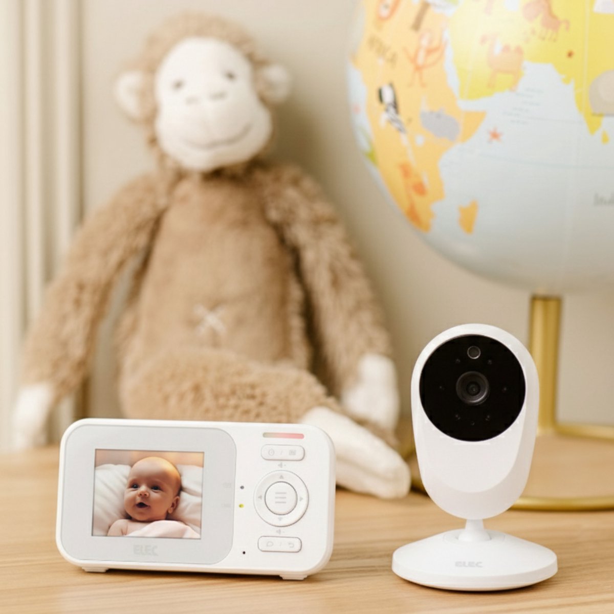 Alecto EVM24 Babyfoon met Camera - 2,4 inch Kleurenscherm - afbeelding 3