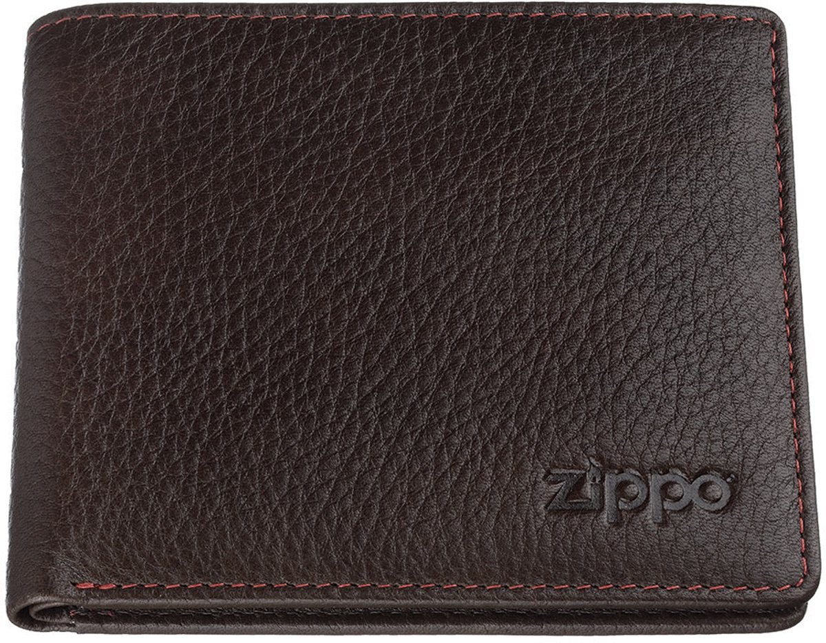 ZIPPO Kleine tasjes bruine creditcardportemonnee