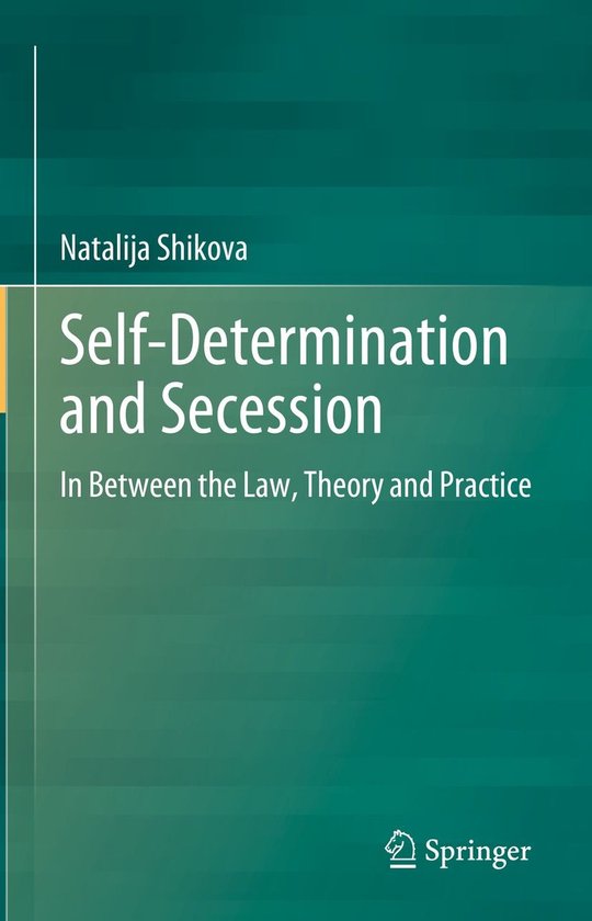 Law and Criminology (R0) - Self-Determination and Secession - cover