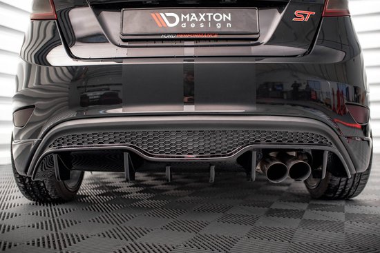 JMTBNO 4 stuks achterbumper diffuser lip universele zwarte haaienvin achterbumper spoiler diffuser vleugel splitter stootbescherming decoratie accessoires