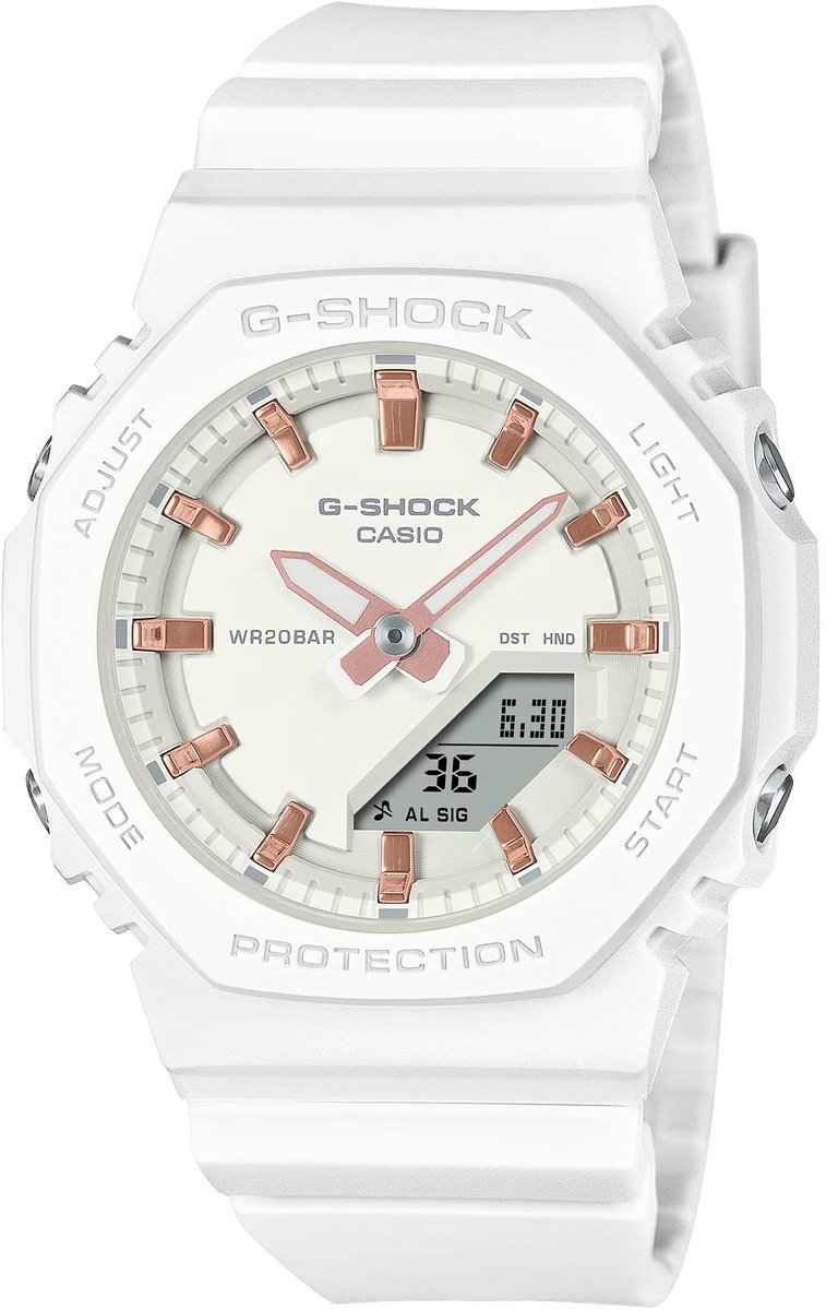 Casio G-Shock GMA-P2100M-7AER Horloge - Kunststof - Wit - Ø 40 mm