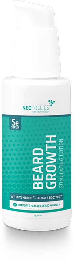 Neofollics Beard Growth Stimulating Serum – 7% Neoxyl® Complex – Stimuleert baardgroei & dikte – Verzorgt de gezichtshuid – Klinisch bewezen – 45 ml