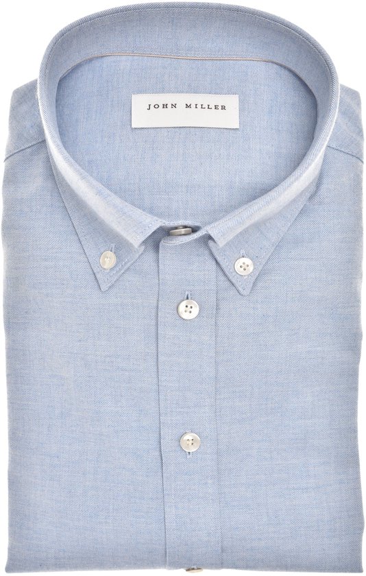 John Miller - Overhemd Lichtblauw John Miller Lichtblauw 5142567