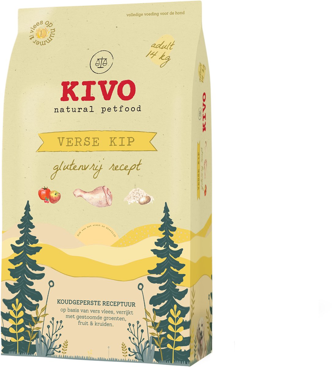 Kivo Verse Kip Glutenvrij - 2 x 14 kg