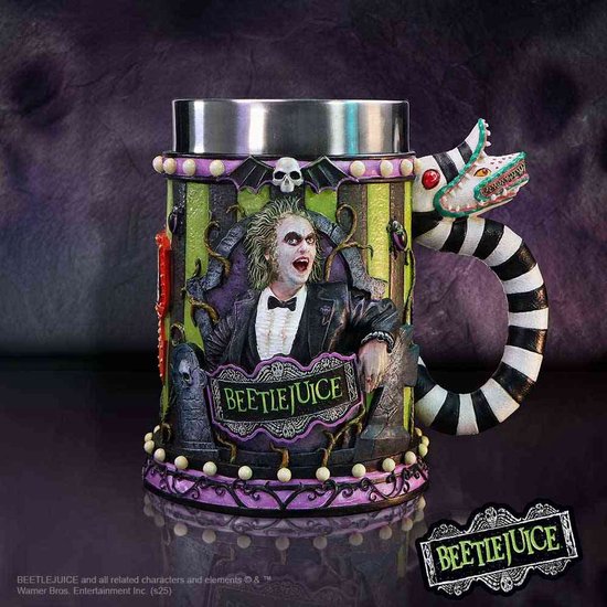 Chope à bière Beetlejuice Nemesis Now - Multicolore
