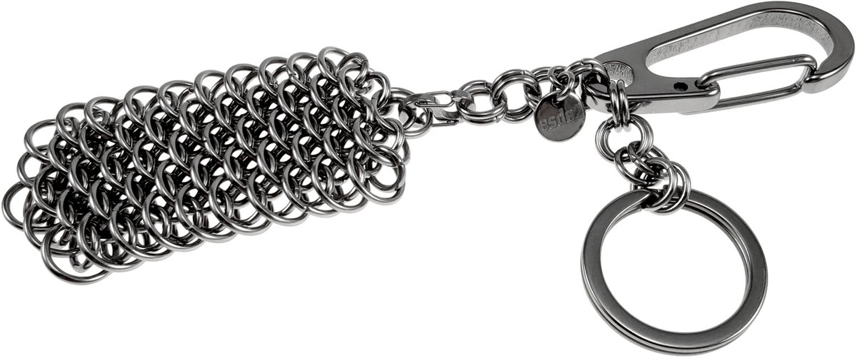 Handgemaakte Fidget Sleutelhanger - Drakenweeftechniek - Roestvrij Staal - Unisex - Anti-Stress & Kalmerend - Sleutelhanger & Gadget