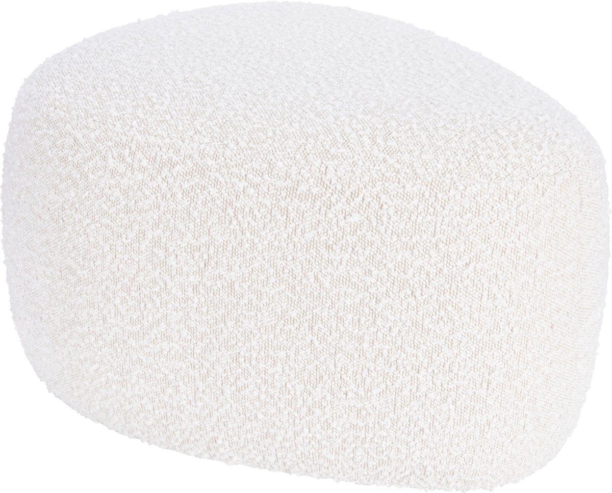 Home & Styling Teddy Poef - 57x46x32cm - Wit