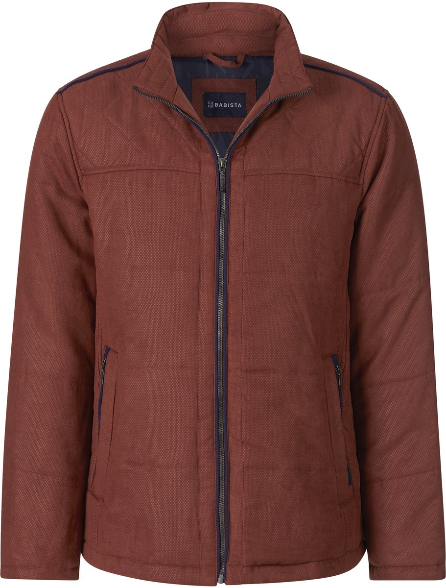 Babista herren Jack Met Leerlook Donkeroranje