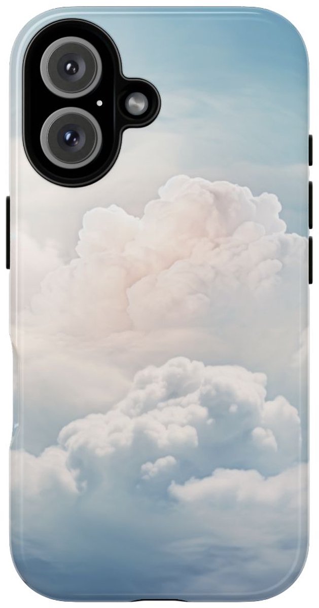 Dromerige Zachte Wolkenlucht – Telefoonhoesje Geschikt voor iPhone 16