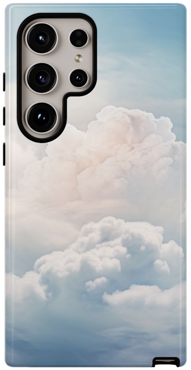 Dromerige Zachte Wolkenlucht – Telefoonhoesje Geschikt voor Samsung Galaxy S24 Ultra