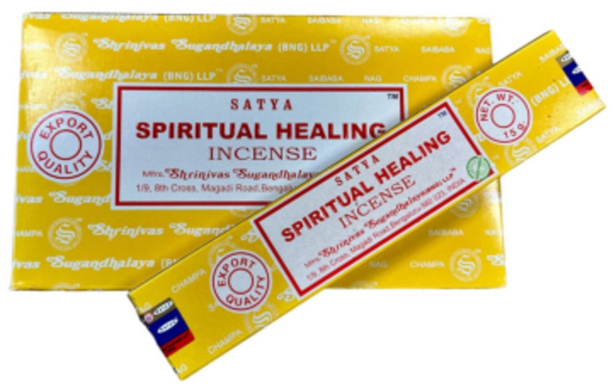 Wierook Satya Spiritual Healing - 15 g - (12 doosjes)
