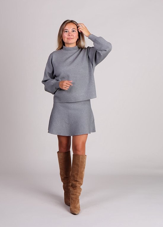 Jupe courte MSCH Copenhagen MSCH Mercy East en gris