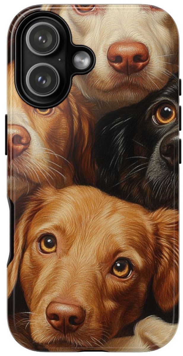 Realistisch Hondenkoppenpatroon – Telefoonhoesje Geschikt voor iPhone 17