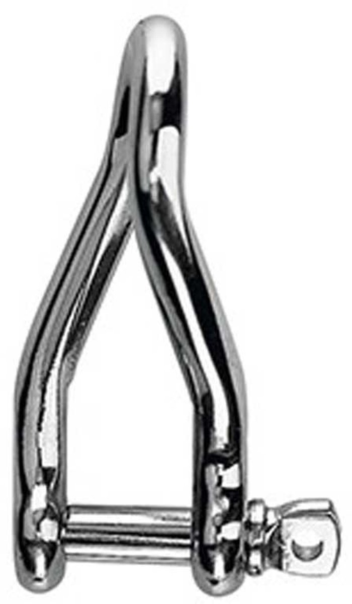 Barton Marine Stainless Twisted Harpsluiting Zilver 10 mm