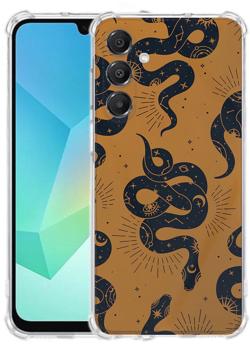 TPU Telefoonhoesje Samsung Galaxy A17 - Snakes schokabsorberende backcover