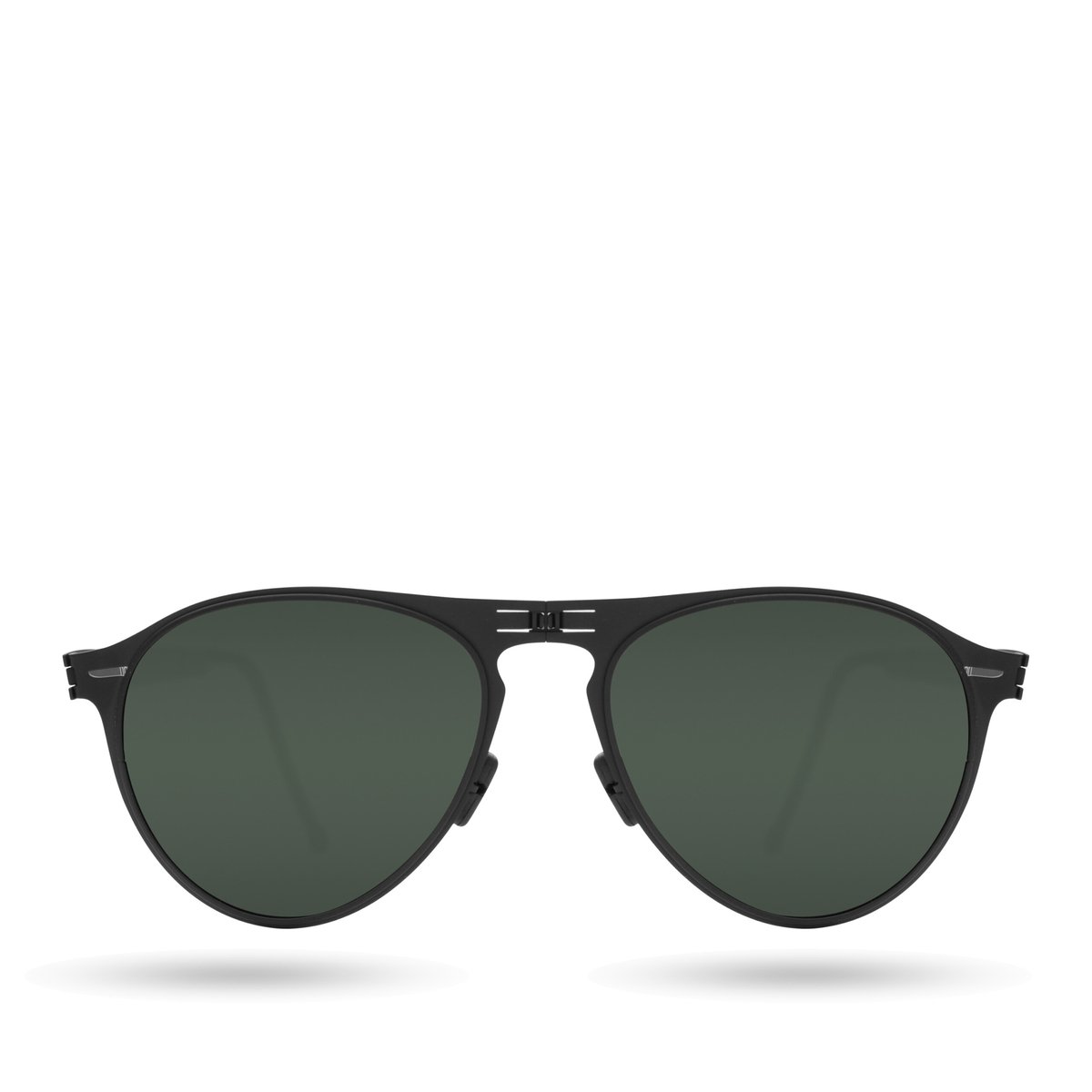 ROAV EARHART - Opvouwbare zonnebril – Polariserend UV400 - Matte Black - G15 glazen