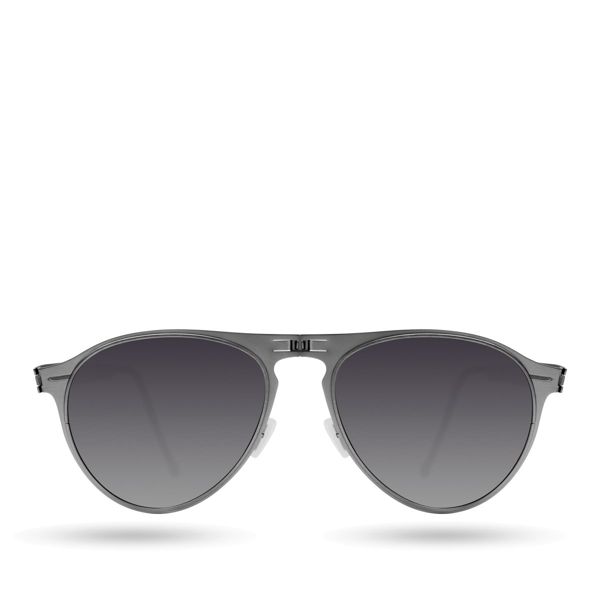 ROAV EARHART - Opvouwbare zonnebril – Polariserend UV400 - Gunmetal - Grey Gradient glazen