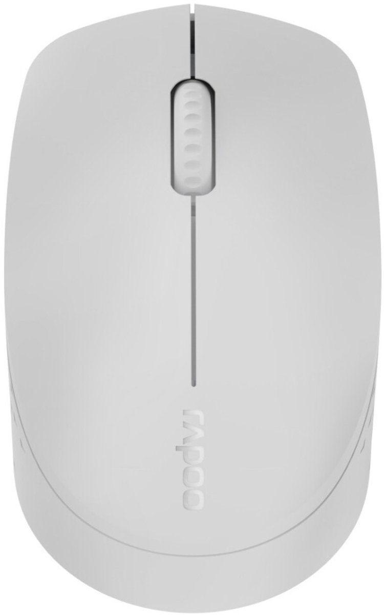 Rapoo M100 - Computermuis - Draadloos  - Licht Grijs